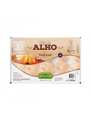 PAO DE ALHO BOLINHA MONTINO 10X450G.