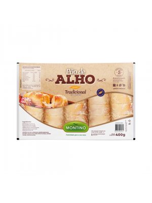 PAO DE ALHO BAGUETE MONTINO 10X400G