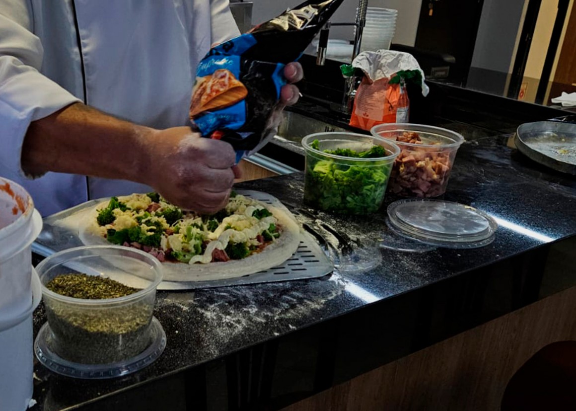 Demonstração de aplicação do produto