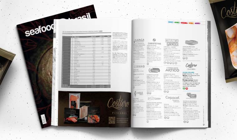 Costiero Pescado no Anuário 2021 Seafoods Brasil