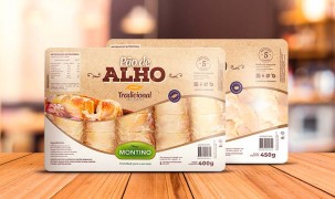 Novas embalagens de Pão de Alho Montino