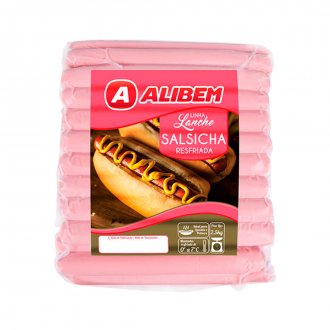SALSICHA RESF 21CM ALIBEM 4X2,5KG