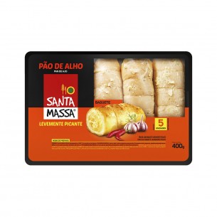 PAO DE ALHO PICANTE STA MASSA 400GR