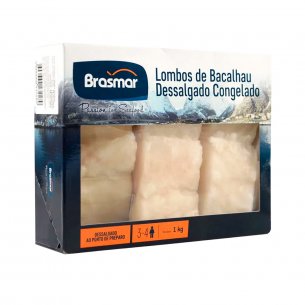 LOMBO DE BACALHAU (MORHUA) DESSALGADO BRASMAR 6X2KG