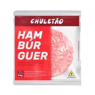 HAMBURGUER BOV CHULETAO 36X56 2.016KG
