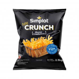 BATATA CORTE FINO 7MM EXTRA CRUNCH SIMPLOT 6X2,5KG DF*