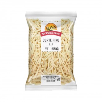 BATATA MCCAIN CORTE FINO 7MM NACIONAL MCCAIN 5X2,5KG