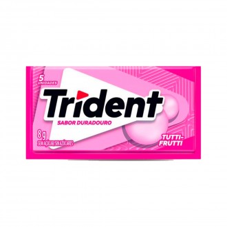 CHICLETE TRIDENT TUTTI FRUTTI