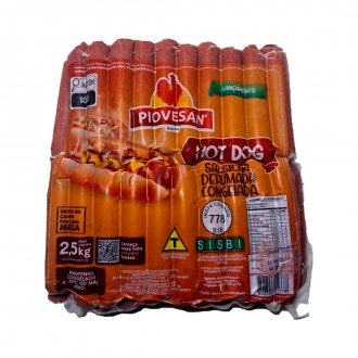 SALSICHA CONG HOT DOG PIOVESAN 11CM 4X2,5KG