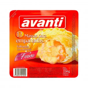 MASSA FOLHADA EMPANADA(FORNO)AVANTI 16X350GR