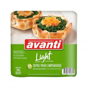 MASSA EMPANADA LIGHT AVANTI 16X350G