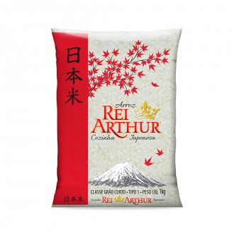ARROZ REI ARTHUR COZ JAP GRAO CURTO FD 6X5KG