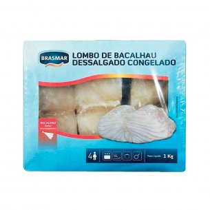 LOMBO DE BACALHAU (MACRO) DESSALGADO BRASMAR 12X1KG