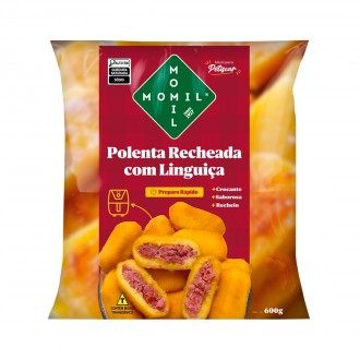 POLENTA RECHEADA C/LINGUICA MOMIL 20X600GR