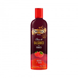 CREME DE VINAGRE BALSAMICO C/SUCO FRAMBROESA CASTELO 12X230ML