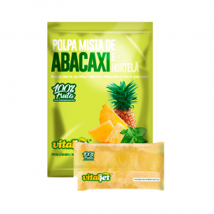 POLPA ABACAXI C/HORTELA VITAFRUT CX 30X400GR