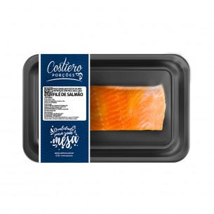 PEDACOS DE SALMAO CONG COSTIERO PORCOES 350/400G
