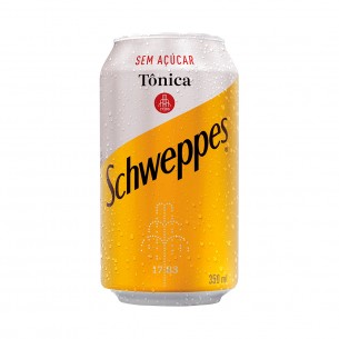 REFRIGERANTE SCHW TONICA S/A 350ML
