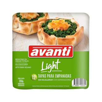 MASSA EMPANADA LIGHT AVANTI 16X350G