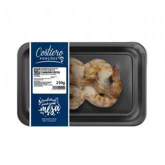 CAMARAO ROSA GG DESC EVIS C/CAUDA COSTIERO PORCOES 12X250G