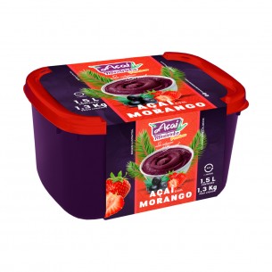 ACAI MINEIRINHO PREMIUM MORANGO 1,5L