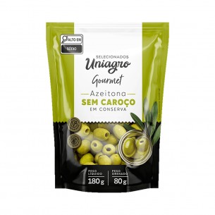 AZEITONA VERDE S/C DOY PACK UNIAGRO 80G