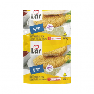 CARNE DE AVE EMPANADA LAR 60X100GR