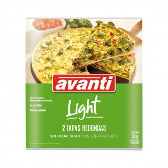 MASSA FOLHADA TORTA LIGHT AVANTI 20X350G