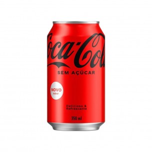 REFRIGERANTE COCA COLA S/ACUCAR 350ML