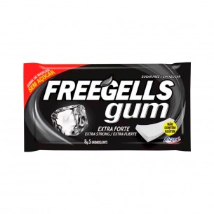 CHICLETE FREEGELLS GUM EXTRA FORTE
