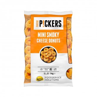 MCCAIN MINI SMOKY CHEESE DONUTS 6X1KG