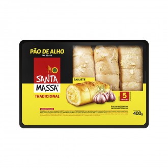 PAO DE ALHO TRAD STA MASSA 400GR