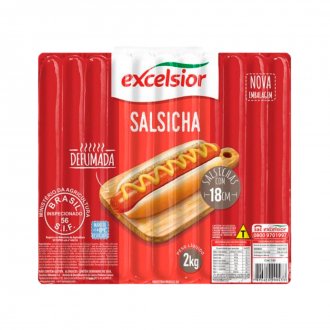 SALSICHA RESF DOGAO 19CM EXCELCIOR 6X2KG