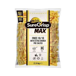 BATATA MCCAIN SURECRISP MAX FRIES 10MM 4X2,5KG    BATATA MCCAIN SUR