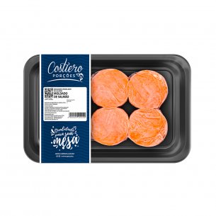 MOLDADO DE SALMAO SALMO SALAR COSTIERO PORCOES 480G