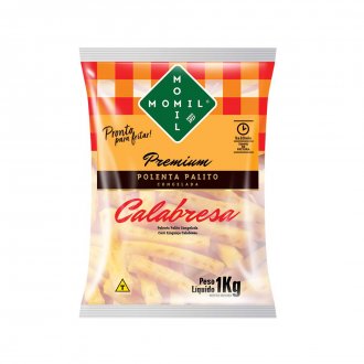 POLENTA CONG PALITO C/CALABRESA MOMIL 12X1KG