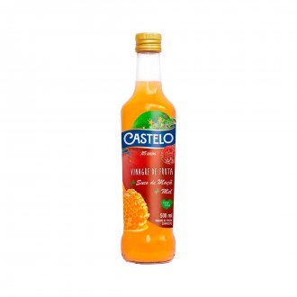 VINAGRE DE MACA C/SUCO MACA E MEL CASTELO 12X500ML