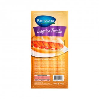 LINGUICA CALABRESA FININHA PAMPLONA 4X2,5KG