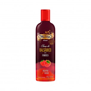 CREME DE VINAGRE BALSAMICO C/SUCO FRAMBROESA CASTELO 12X230ML