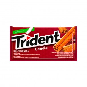 CHICLETE TRIDENT CANELA