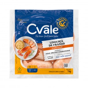 LINGUICA DE FRANGO CONG C.VALE 12X1KG