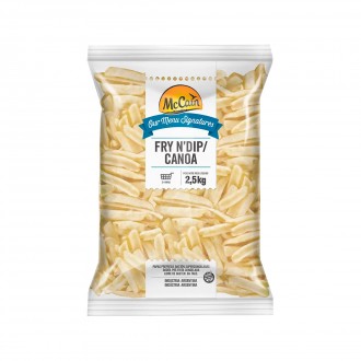 BATATA MCCAIN FRY/N/DIP (CANOA) 6X2,5KG DF*