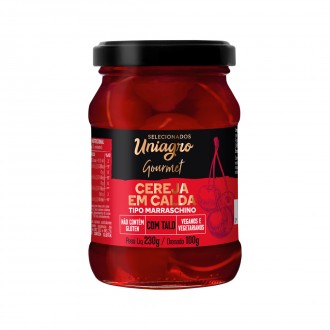 CEREJA MARRASCHINO C/TALO VD UNIAGRO 100GR