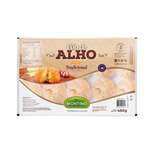 PAO DE ALHO BOLINHA MONTINO 10X450G.