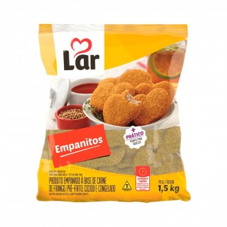 EMPANITOS DE FRANGO LAR 4X1,5KG