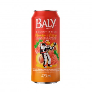 ENERGETICO BALY MORANGO E PESSEGO 473ML