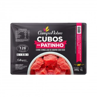 PATINHO BOV CONG CUBOS CALLEGARO 25X400GR